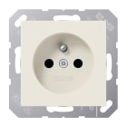 JUNG - Steckdose, Frz/Belg, 16A 250V ~, o.Krallen, SAFETY+, Duroplast, weiss