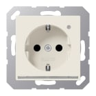JUNG - SCHUKO-Steckdose mit LED-Orientierungslicht, 16A 250V ~ Thermoplast, weiss