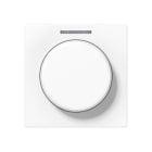 JUNG - Abdeckung mit Lichtleiter für KNX Drehsensor, Duroplast, Serie AS/A, alpinweiss