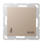 JUNG - KNX Objektregler mit integrierter Tasterschnittstelle 4fach, Serie A, champagner