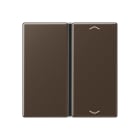 JUNG - Taste 1fach, mit Pfeilsymbolen, F40, Serie A, mokka