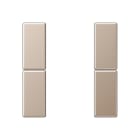 JUNG - Tastensatz 2fach, F50, Serie A, champagner