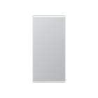 JUNG - Abdeckung in Tastenfarbe, F50, Serie AS/A, aluminium