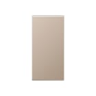 JUNG - Abdeckung in Tastenfarbe, F50, Serie AS/A, champagner