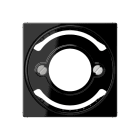 JUNG - Abdeckung für Lichtsignale, Thermoplast, Serie AS/A, schwarz