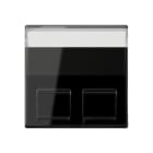 JUNG - Abdeckung für Montageadapter 30° 2fach, Serie A, schwarz