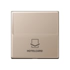JUNG - Hotelcard-Schalter (ohne Taster-Einsatz), Hotelcard, Serie A, champagner