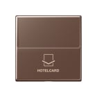 JUNG - Hotelcard-Schalter (ohne Taster-Einsatz), Hotelcard, Serie A, mokka