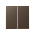 JUNG - Wippe 2fach, Serie A, mokka