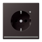 JUNG - SCHUKO-Steckdose mit LED-Orientierungslicht, 16A 250V ~, dark