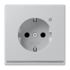 JUNG - SCHUKO-Steckdose mit LED-Orientierungslicht, 16A 250V ~, Aluminium