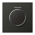 JUNG - Abdeckung mit Lichtleiter für KNX Drehsensor, Alu lackiert, anthrazit