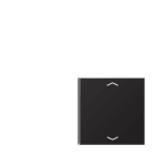 JUNG - Taste 4fach, 1+4, mit Pfeilsymbolen, F40, Serie LS, dark (lackiertes Aluminium)