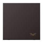 JUNG - Wippe 1fach, Symbol Licht, Alu lackiert, Serie LS, dark (lackiertes Aluminium)