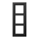 JUNG - Rahmen 3fach, Aluminium lackiert, LS-DESIGN, dark (lackiertes Aluminium)