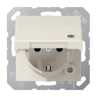 JUNG - SCHUKO Steckdose, 16A 250V ~, o.Krallen, mit Funktionsanzeige, Klappdeckel