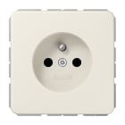 JUNG - Steckdose, Frz/Belg, 16A 250V ~, o.Krallen, SAFETY+, Duroplast, weiss