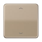 JUNG - Steuertaste Standard , Pfeilsymbole, Duroplast lackiert, Serie CD, gold-bronze