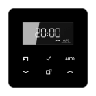 JUNG - Timer Standard mit Display, Serie CD, schwarz