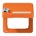 JUNG - Klappdeckel mit Rückstellfeder, Serie CD, orange (für ZSV)
