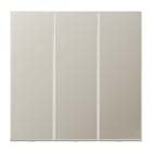 JUNG - Wippe 3fach, Serie LS, Edelstahl
