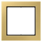 JUNG - Rahmen, 1-fach, FLAT DESIGN, Messing classic