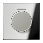 JUNG - Abdeckung mit Lichtleiter für KNX Drehsensor, Metall verchromt, glanzchrom