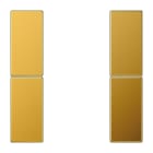 JUNG - Tastensatz 2fach, F50, Serie LS, goldfarben
