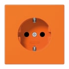 JUNG - SCHUKO Steckdose, 16A 250V ~, SAFETY+, Thermoplast, Serie LS, orange (für ZSV)
