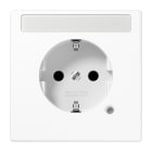 JUNG - SCHUKO Steckdose, 16A 250V ~, o.Krallen, mit Funktionsanzeige, Schriftfeld