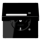 JUNG - SCHUKO Steckdose, 16A 250V ~, mit Funktionsanzeige, Schriftfeld, Klappdeckel