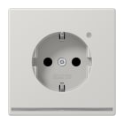 JUNG - SCHUKO Steckdose, 16A 250V ~, mit LED-Orientierungslicht, Thermoplast, lichtgrau