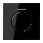 JUNG - Abdeckung mit Lichtleiter für KNX Drehsensor, Duroplast, Serie LS, schwarz