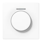 JUNG - Abdeckung mit Lichtleiter für KNX Drehsensor, Duroplast, Serie LS, alpinweiss