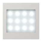 JUNG - LED-Leselicht, Serie LS, lichtgrau (lackiertes Aluminium)
