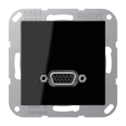 JUNG - Multimedia-Anschlusssystem VGA, Serie A, schwarz