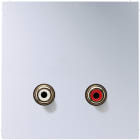 JUNG - Multimedia-Anschlusssystem Cinch Audio, Serie LS, Aluminium