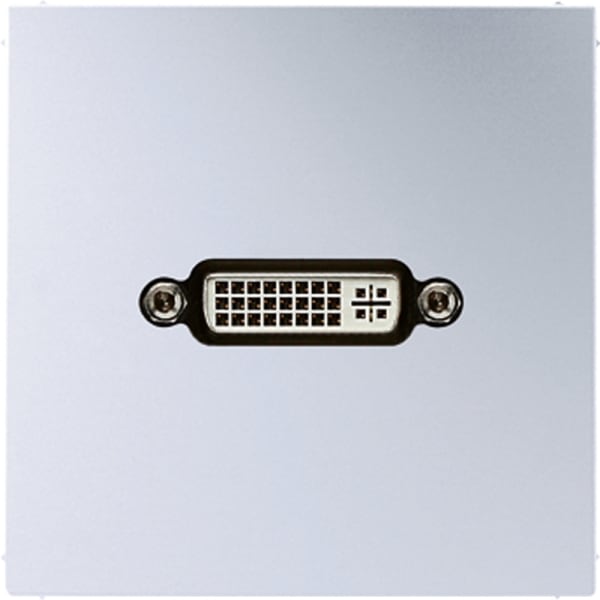 JUNG - Multimedia-Anschlusssystem DVI, Serie LS, Aluminium