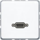 JUNG - Multimedia-Anschlusssystem VGA, Serie CD, alpinweiss