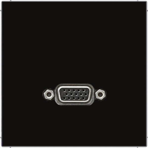 JUNG - Multimedia-Anschlusssystem VGA, Serie LS, schwarz