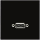 JUNG - Multimedia-Anschlusssystem VGA, Serie LS, schwarz