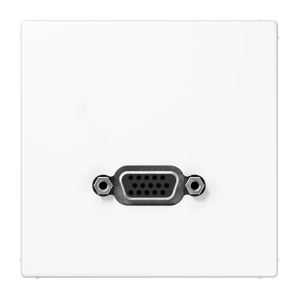 JUNG - Multimedia-Anschlusssystem VGA, Serie LS, alpinweiss