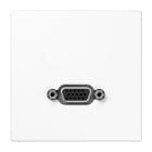 JUNG - Multimedia-Anschlusssystem VGA, Serie LS, alpinweiss