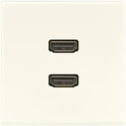 JUNG - Multimedia-Anschlusssystem 2 x HDMI, Serie LS, weiss