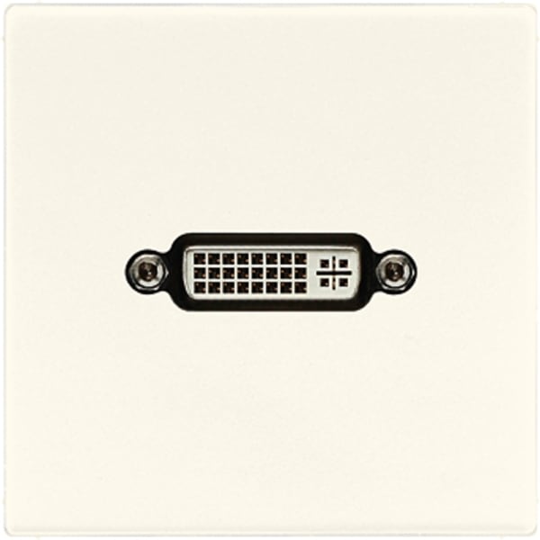 JUNG - Multimedia-Anschlusssystem DVI, Serie LS, weiss