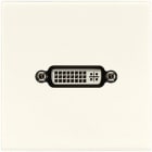 JUNG - Multimedia-Anschlusssystem DVI, Serie LS, weiss