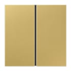 JUNG - Tastensatz 1fach, F40, Serie LS, Messing classic