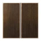 JUNG - Tastensatz 2fach, F40, Serie LS, Messing antik