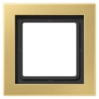 JUNG - Rahmen 1fach, Messing, LS-DESIGN, Messing classic