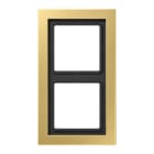 JUNG - Rahmen 2fach, Messing, LS-DESIGN, Messing classic